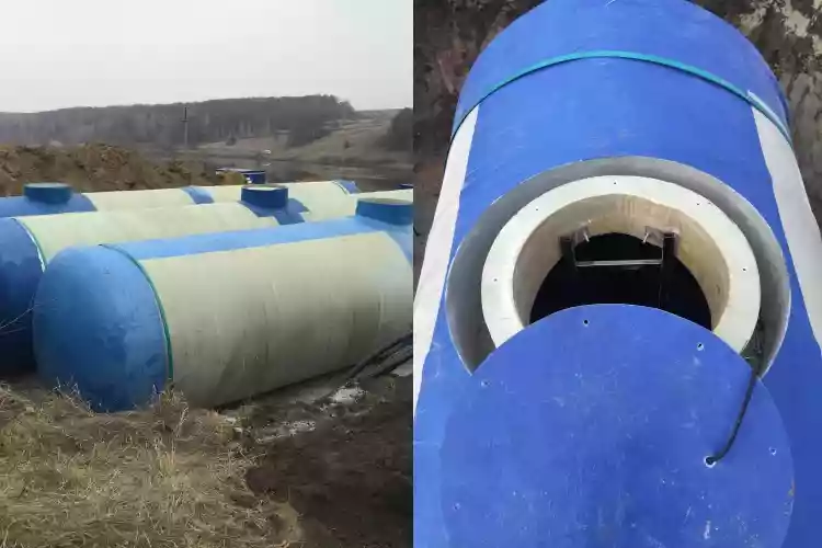 Стеклопластиковая подземная ёмкость для воды